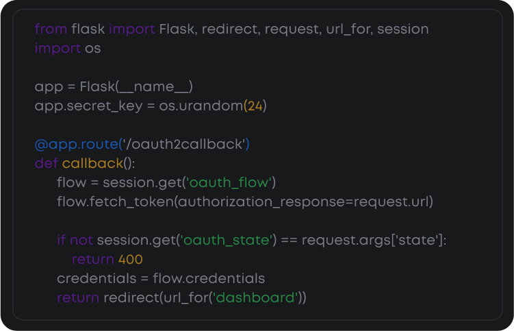 Custom Python code, anytime!