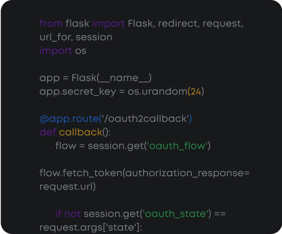 Custom Python code, anytime!